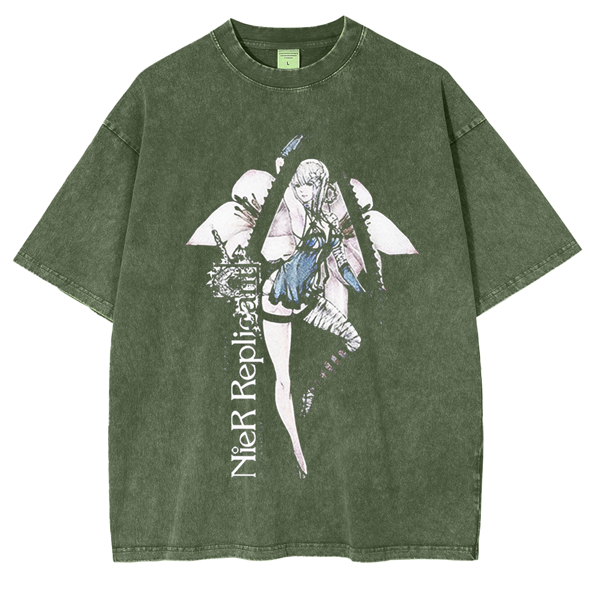 Kaine's Lunar Tear Unisex Washed T-shirt