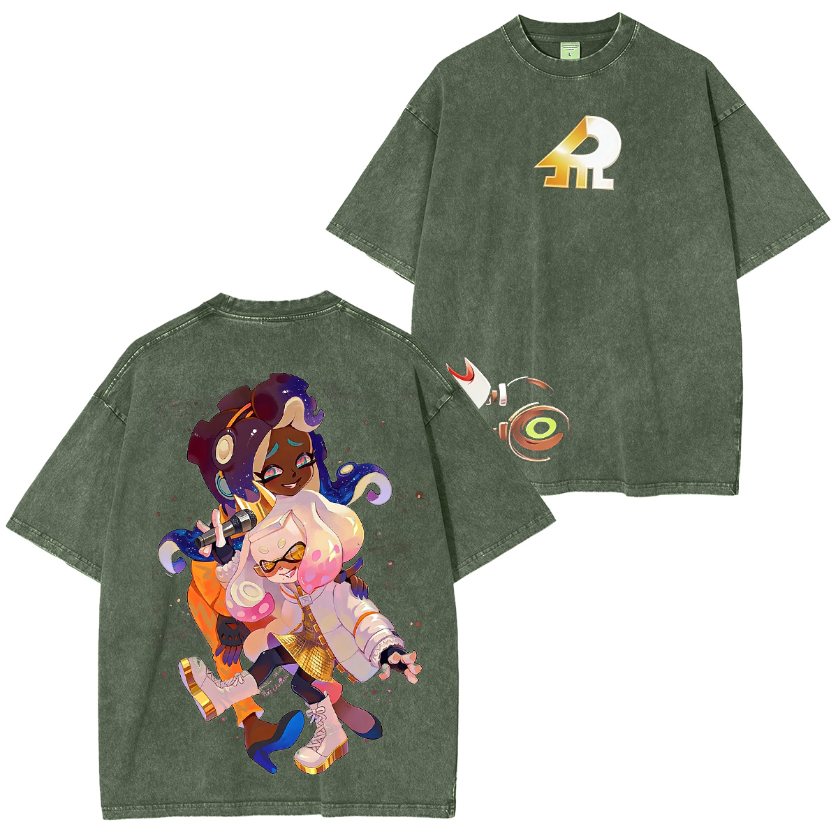 Splatoons 2 Off The Hooks Classic Unisex Washed T-shirt/Crewneck/Hoodie