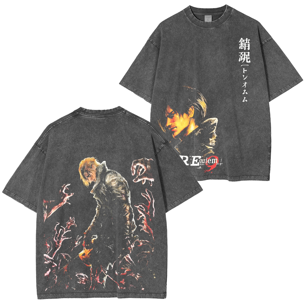 Resident Evil Unisex Washed T-shirt/Crewneck/Hoodie