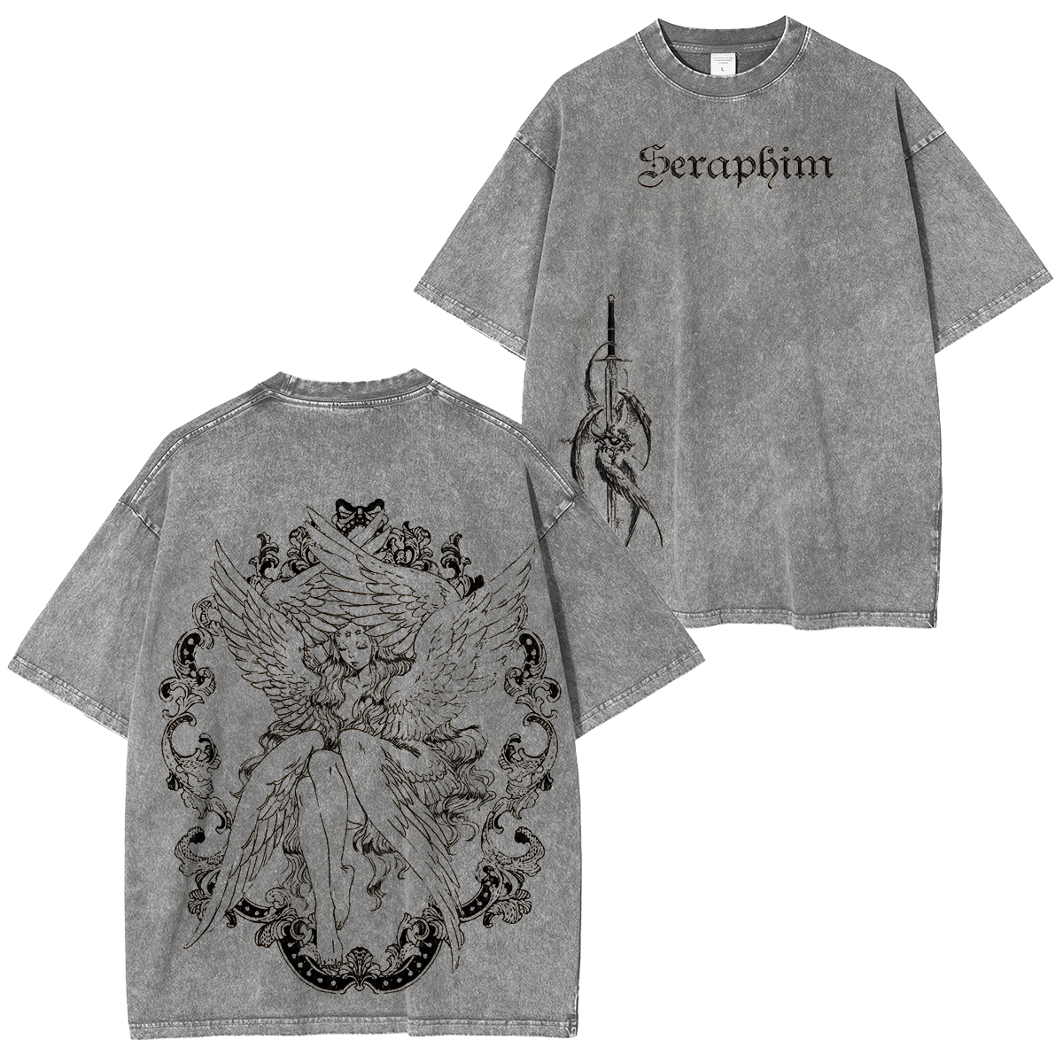 Fallen Angel Washed T-shirt/Crewneck