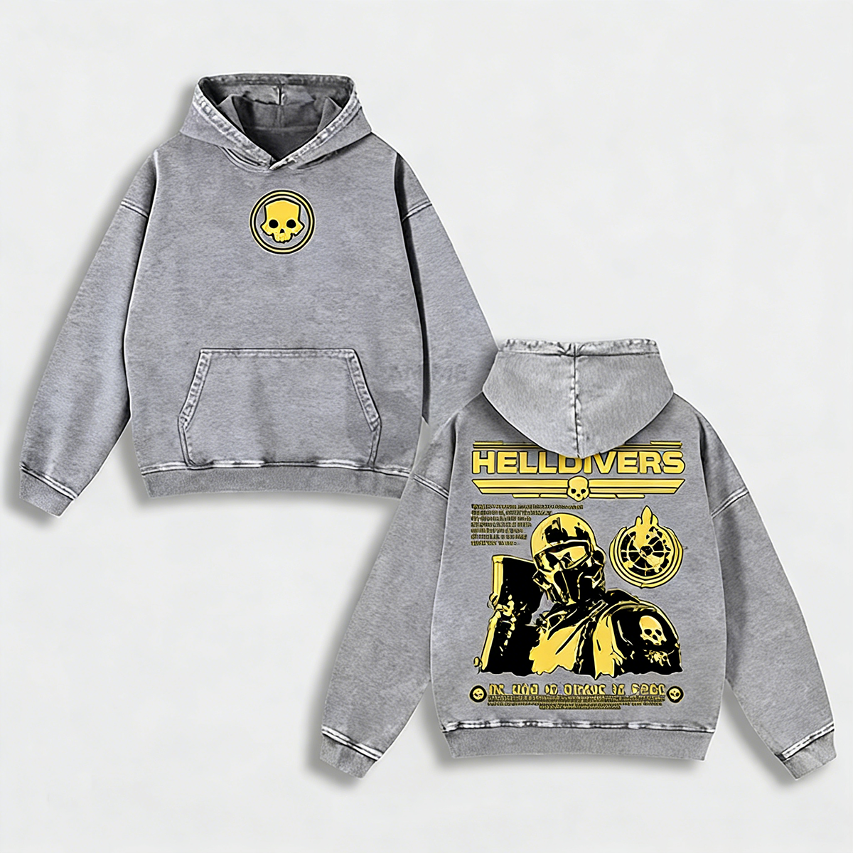 Helldivers 2 The Taste of Freedom Washed T-shirt/Crewneck/Hoodie