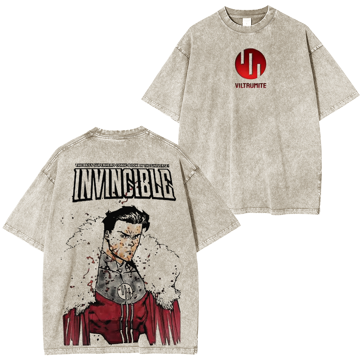 Invincible Washed T-shirt/Crewneck/Hoodie