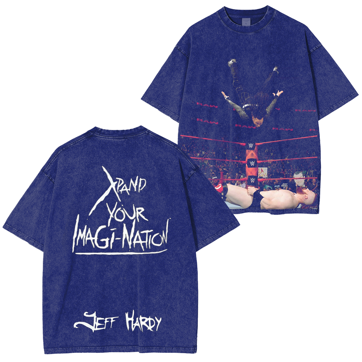 Wrestler Jeff Hardy Vintage Washed T-shirt/Crewneck/Hoodie