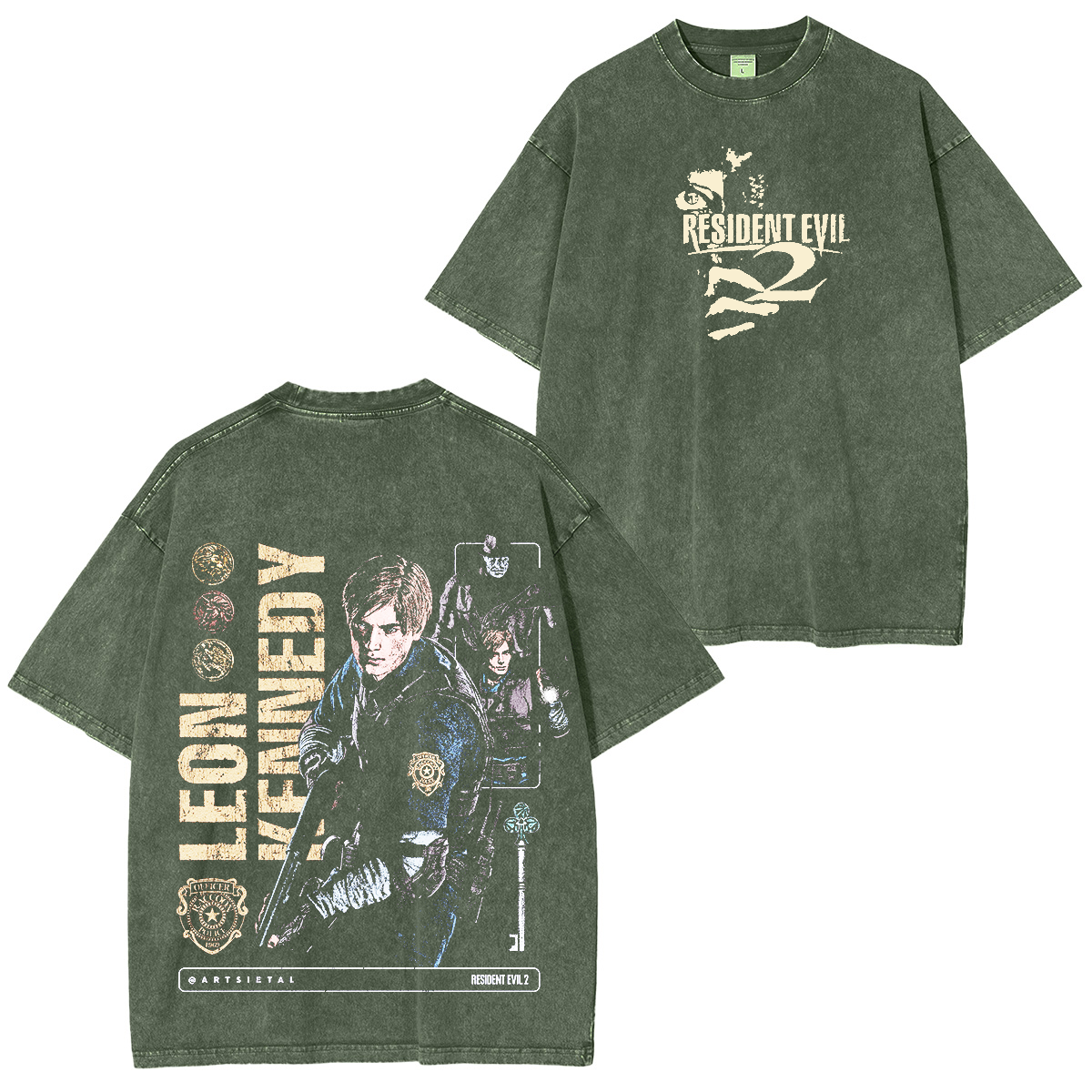 Resident Evil Vintage Washed T-shirt/Crewneck/Hoodie