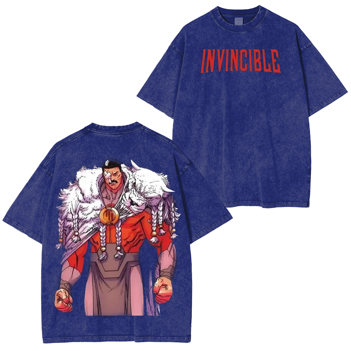 Invincible Comic Double Printed Washed T-shirt/Crewneck/Hoodie