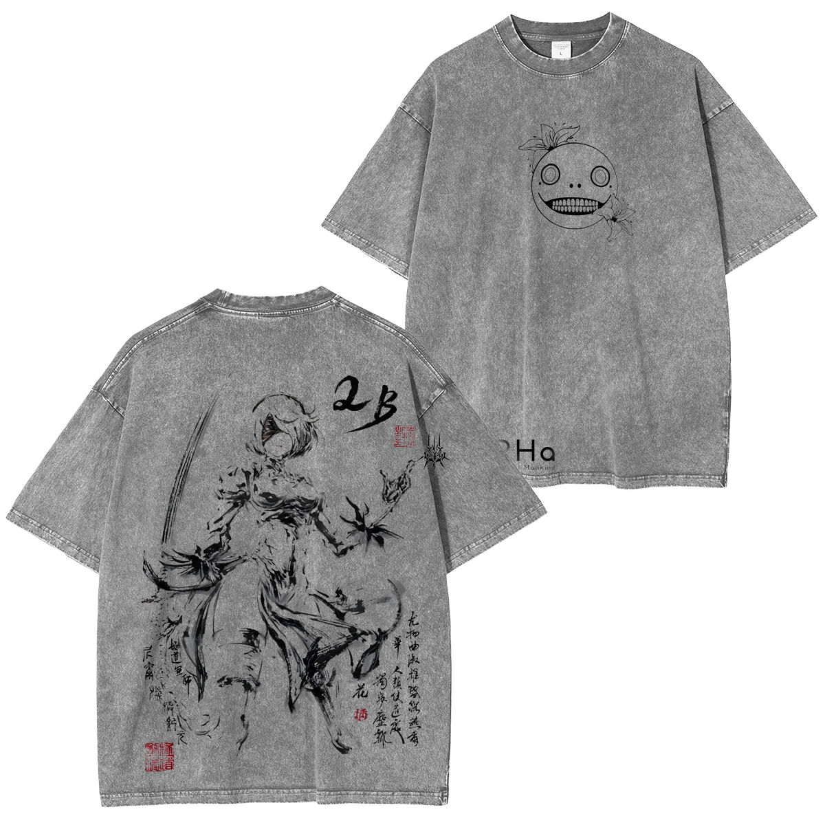 NieR: Automta YoRHa No.2 Washed T-shirt