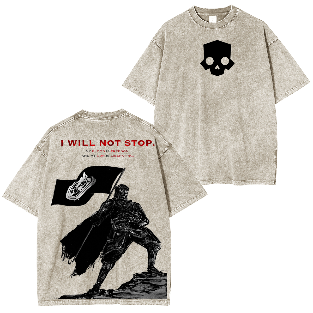 Helldivers 2 Washed T-shirt/Crewneck/Hoodie