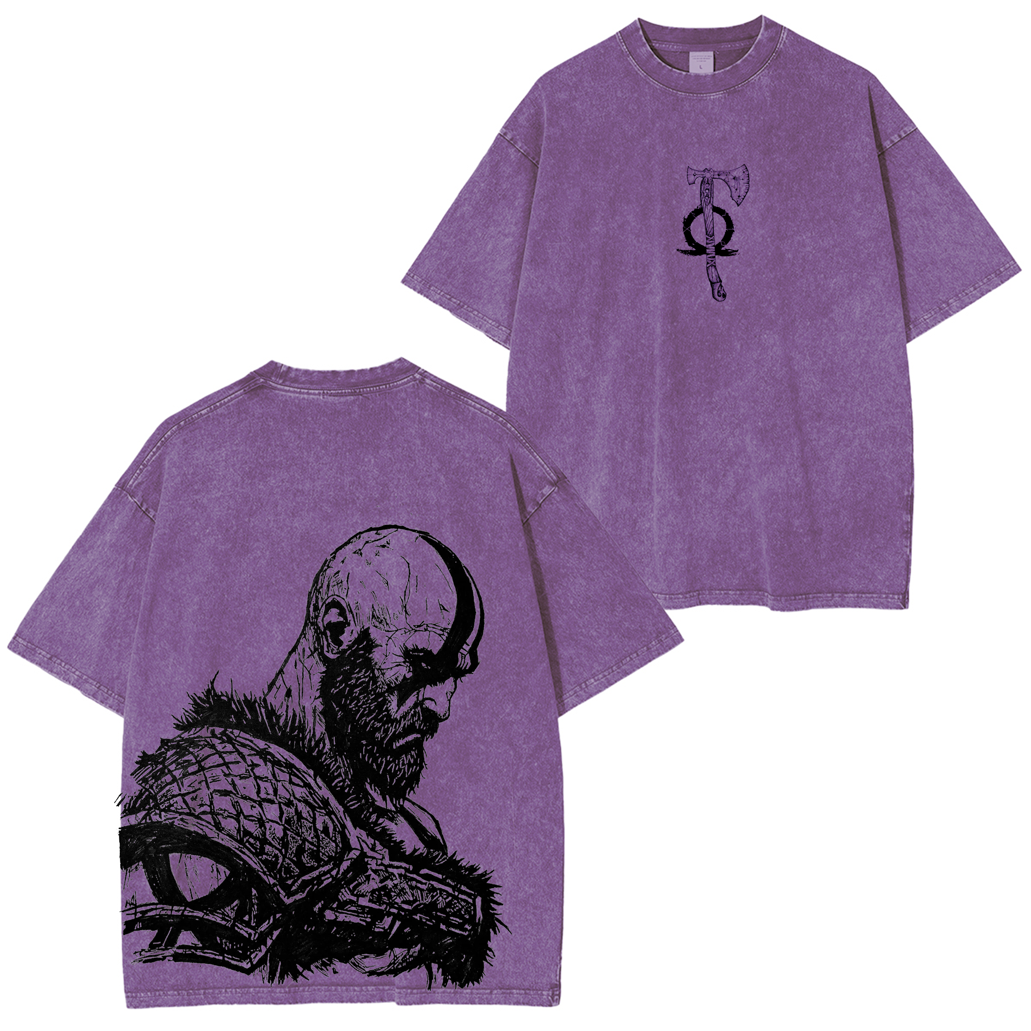 God of War Vintage Unisex Washed T-Shirt