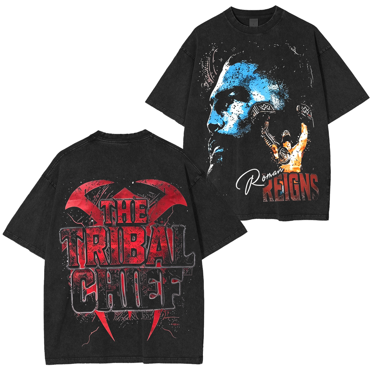 Roman Reigns WWE Washed T-shirt/Crewneck/Hoodie
