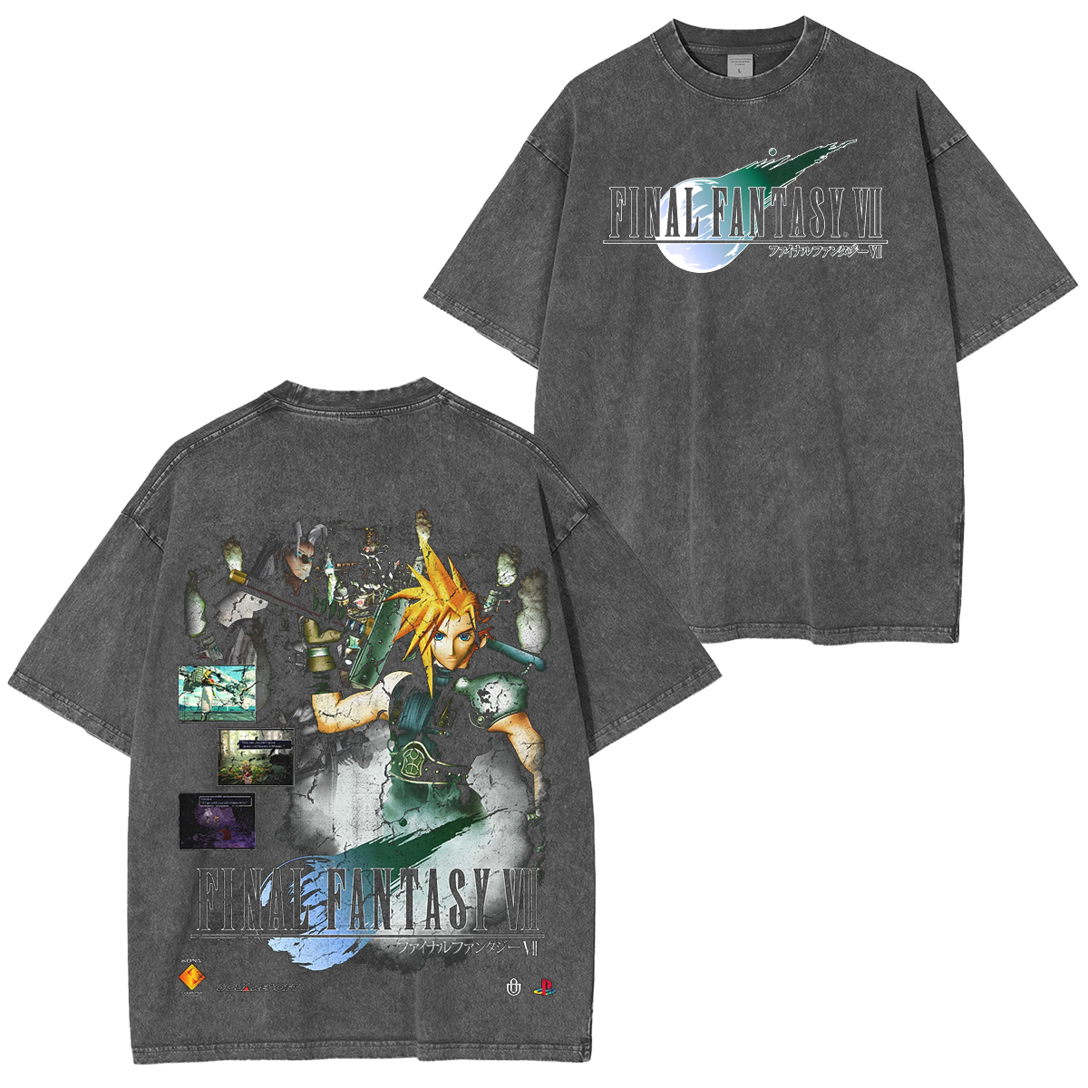 Final Fantasy VII Washed T-shirt/Crewneck/Hoodie