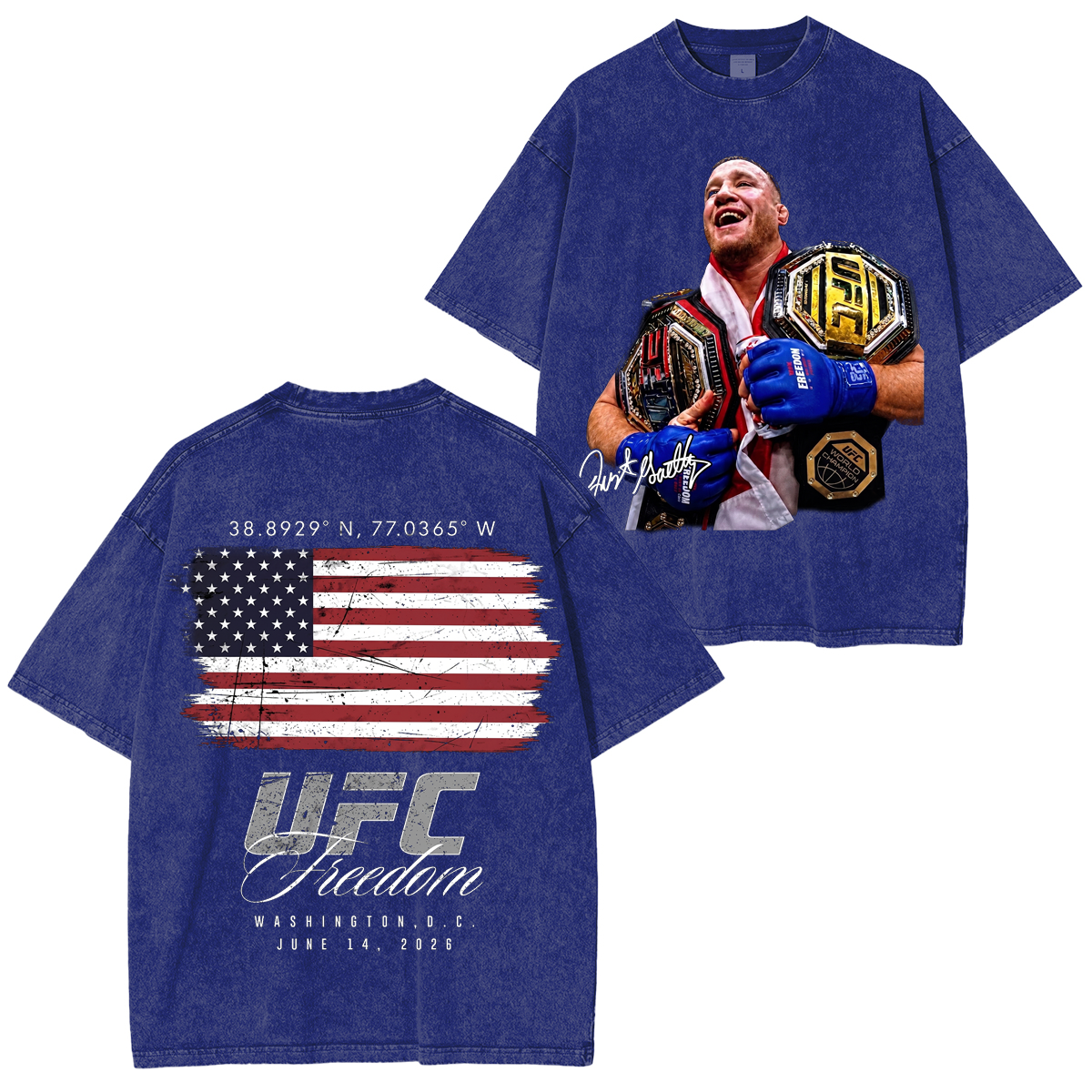 FIGHTRELIC UFC Unisex Washed T-Shirt