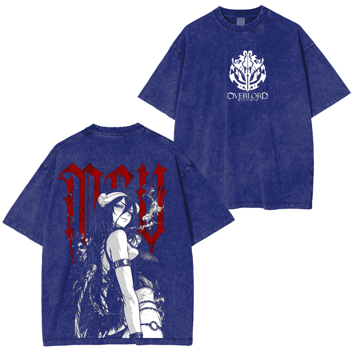 Albedo Overlord Washed T-shirt/Crewneck/Hoodie
