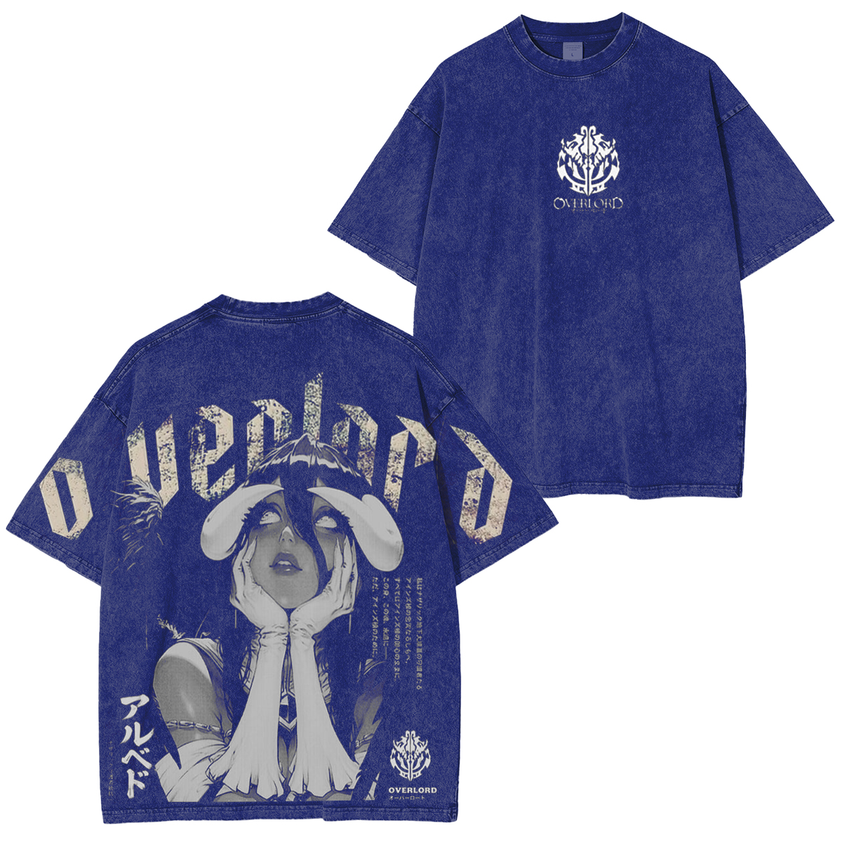 Albedo Overlord Washed T-shirt/Crewneck/Hoodie