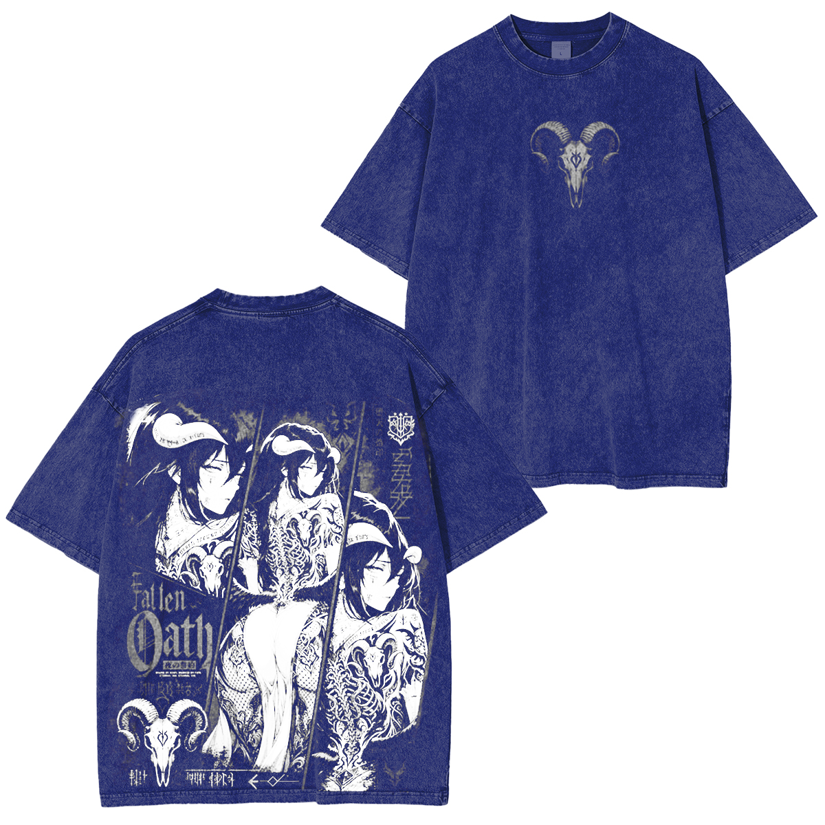 Albedo Overlord Washed T-shirt/Crewneck/Hoodie