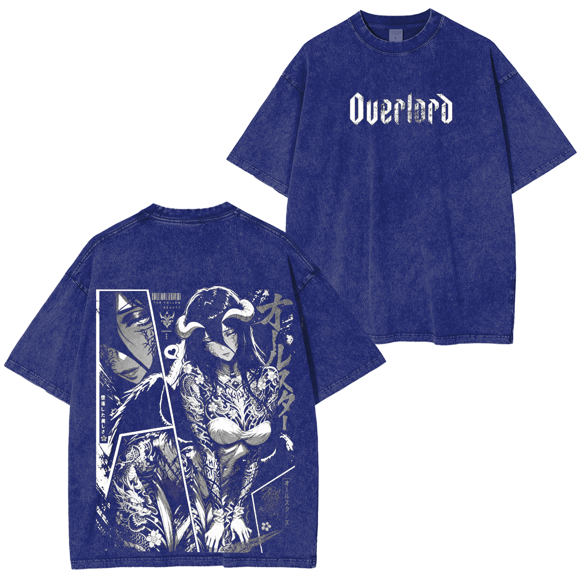 Albedo Overlord Washed T-shirt/Crewneck/Hoodie