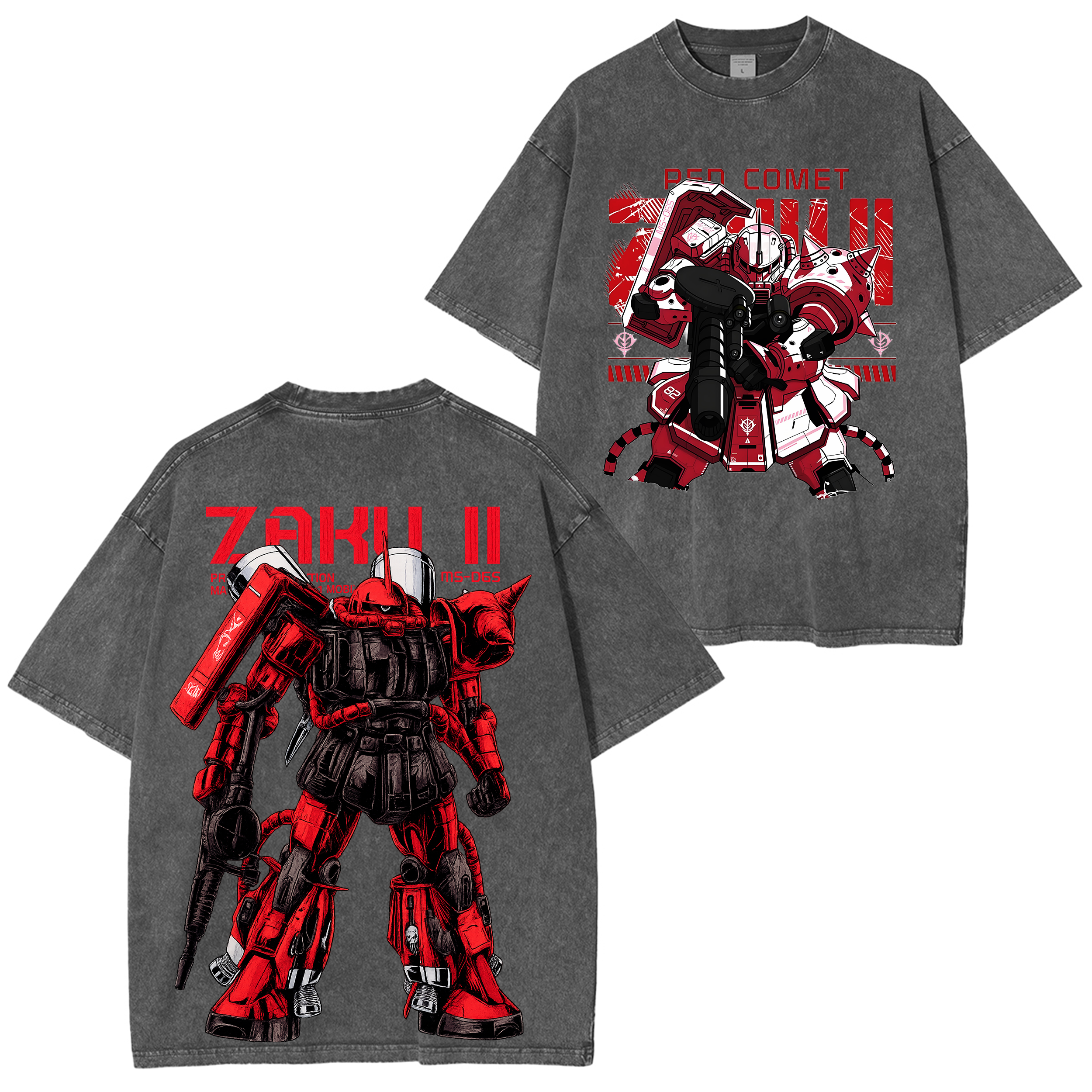 Gundam Vintage Unisex Washed T-Shirt