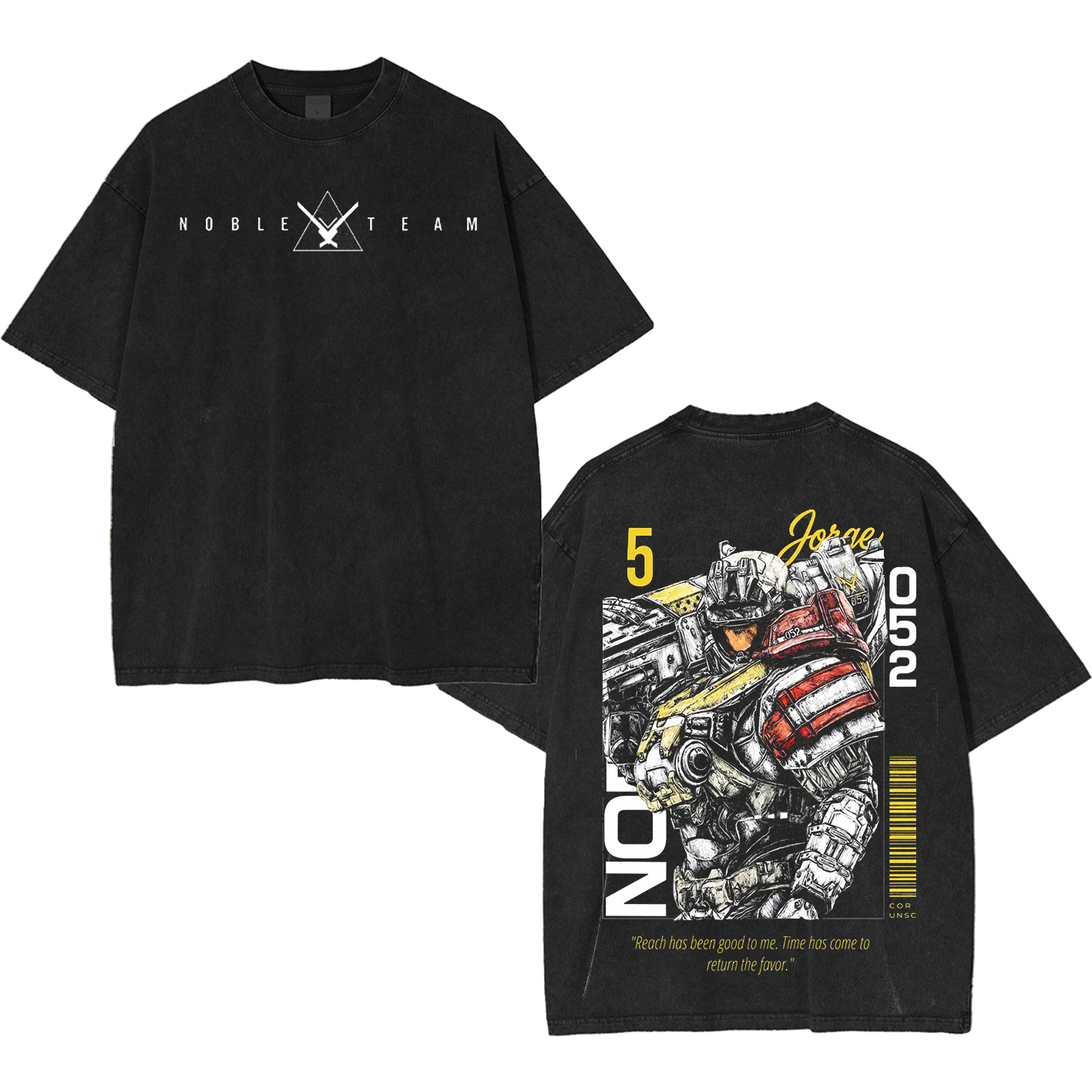 Halo Noble Team Unisex Washed T-Shirt