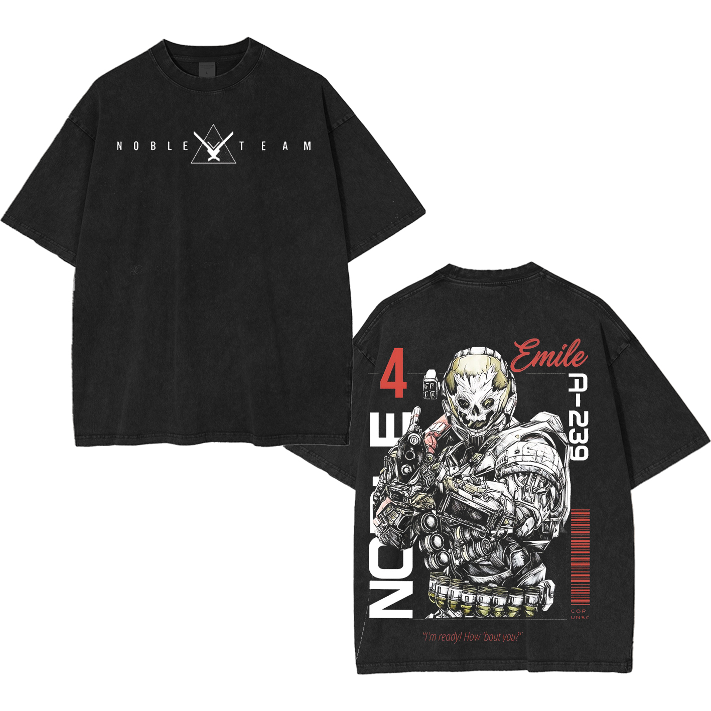 Halo Noble Team Unisex Washed T-Shirt