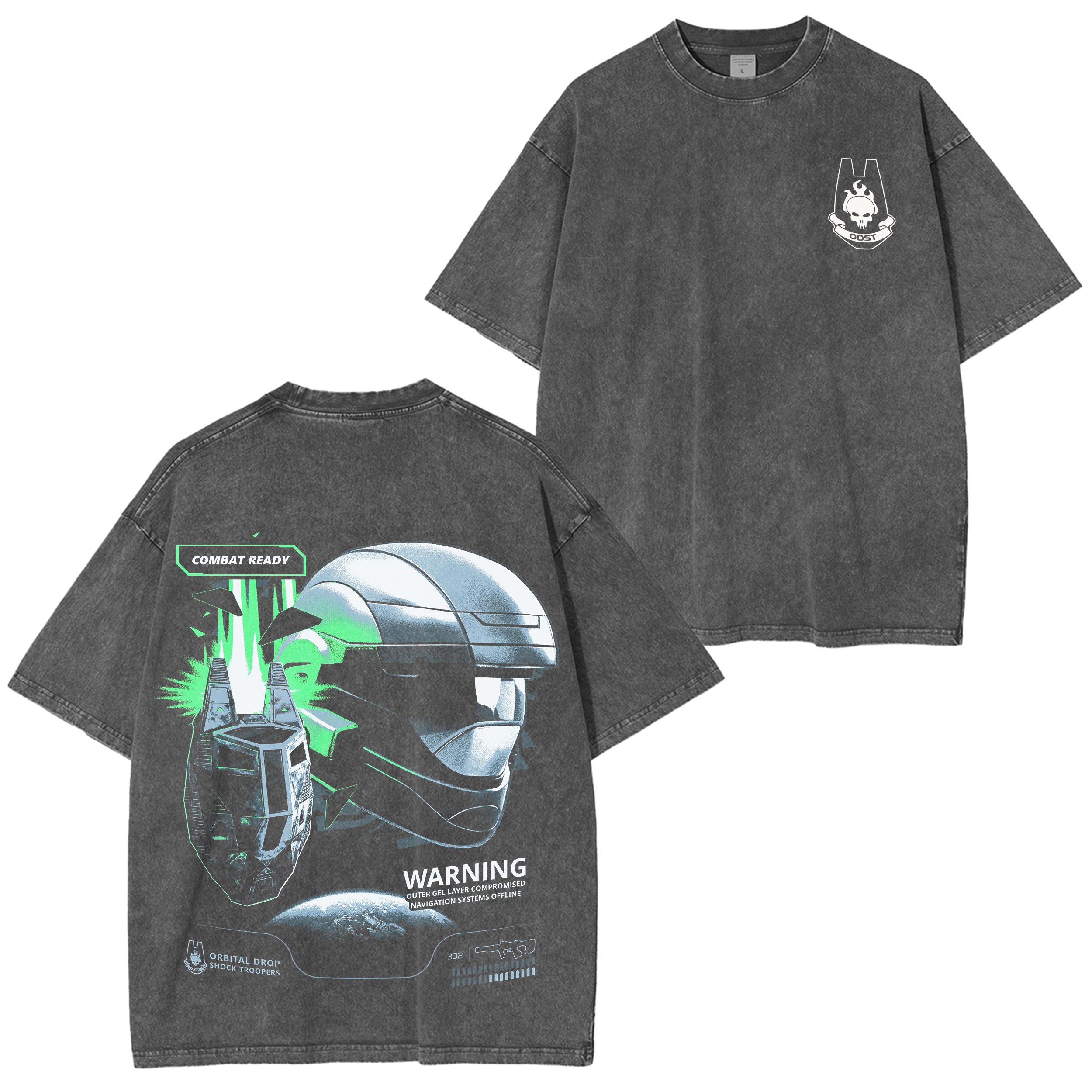 Halo 3: ODST Vintage Unisex Washed T-Shirt