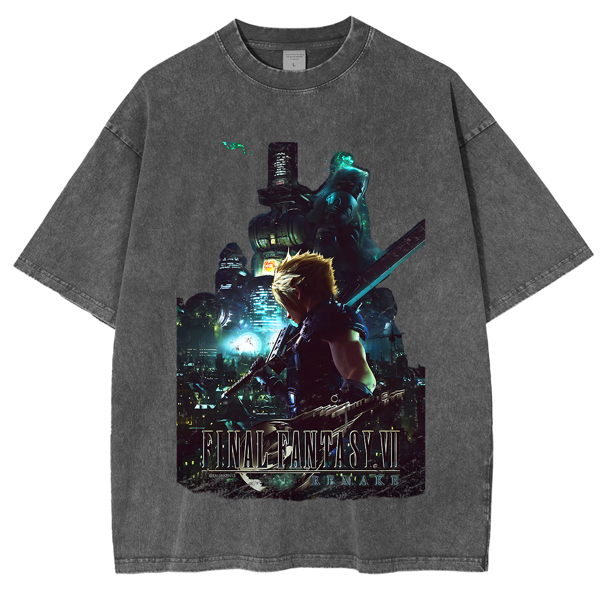Final Fantasy Washed T-shirt/Crewneck/Hoodie