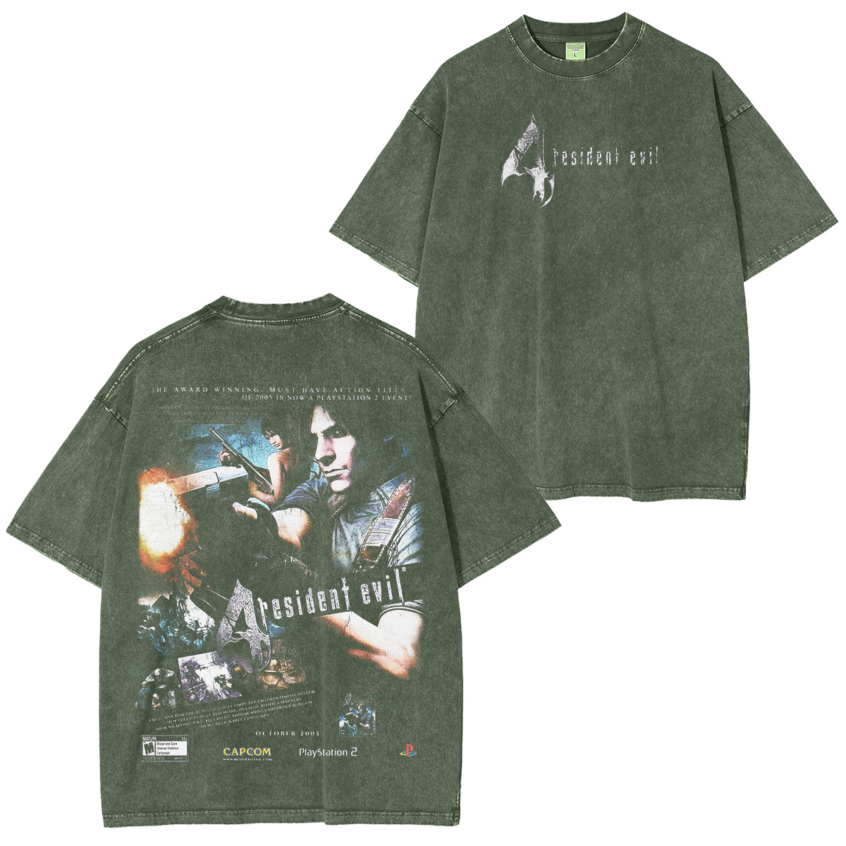 Resident Evil 4 Washed T-shirt/Crewneck/Hoodie