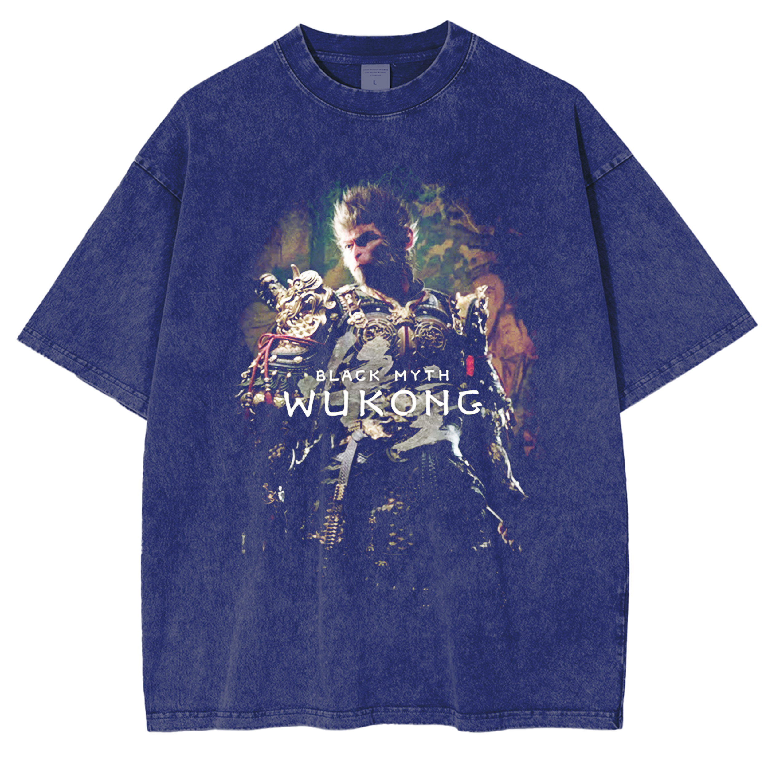 Black Myth Wukong graphic Vintage Unisex Washed T-Shirt