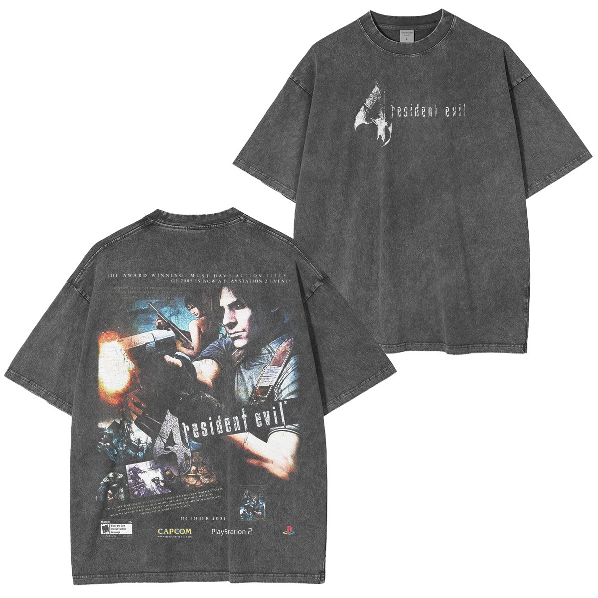 Resident Evil 4 Washed T-shirt/Crewneck/Hoodie