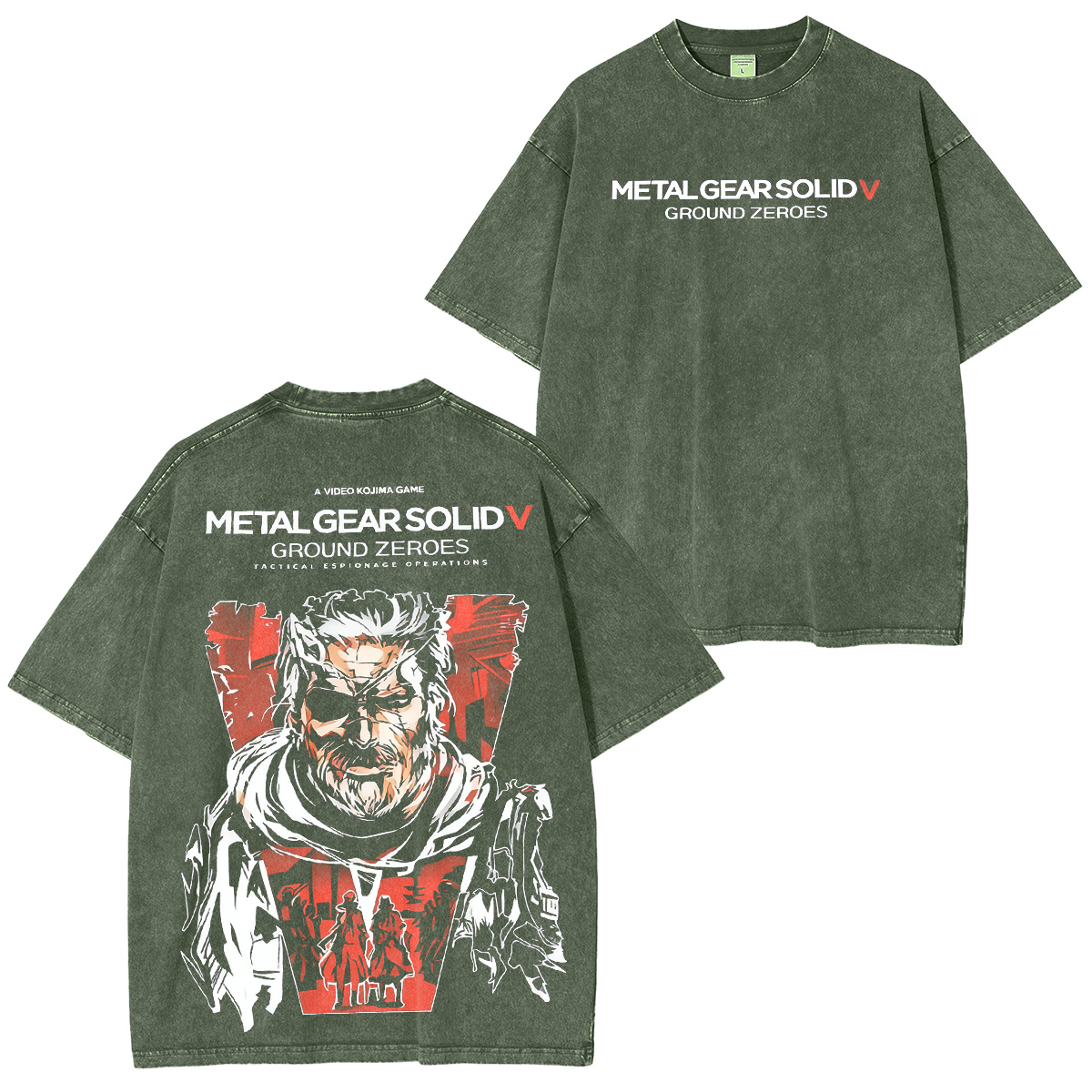 Metal Gear Solid V: Ground Zeroes Vintage Washed Unisex T-Shirt