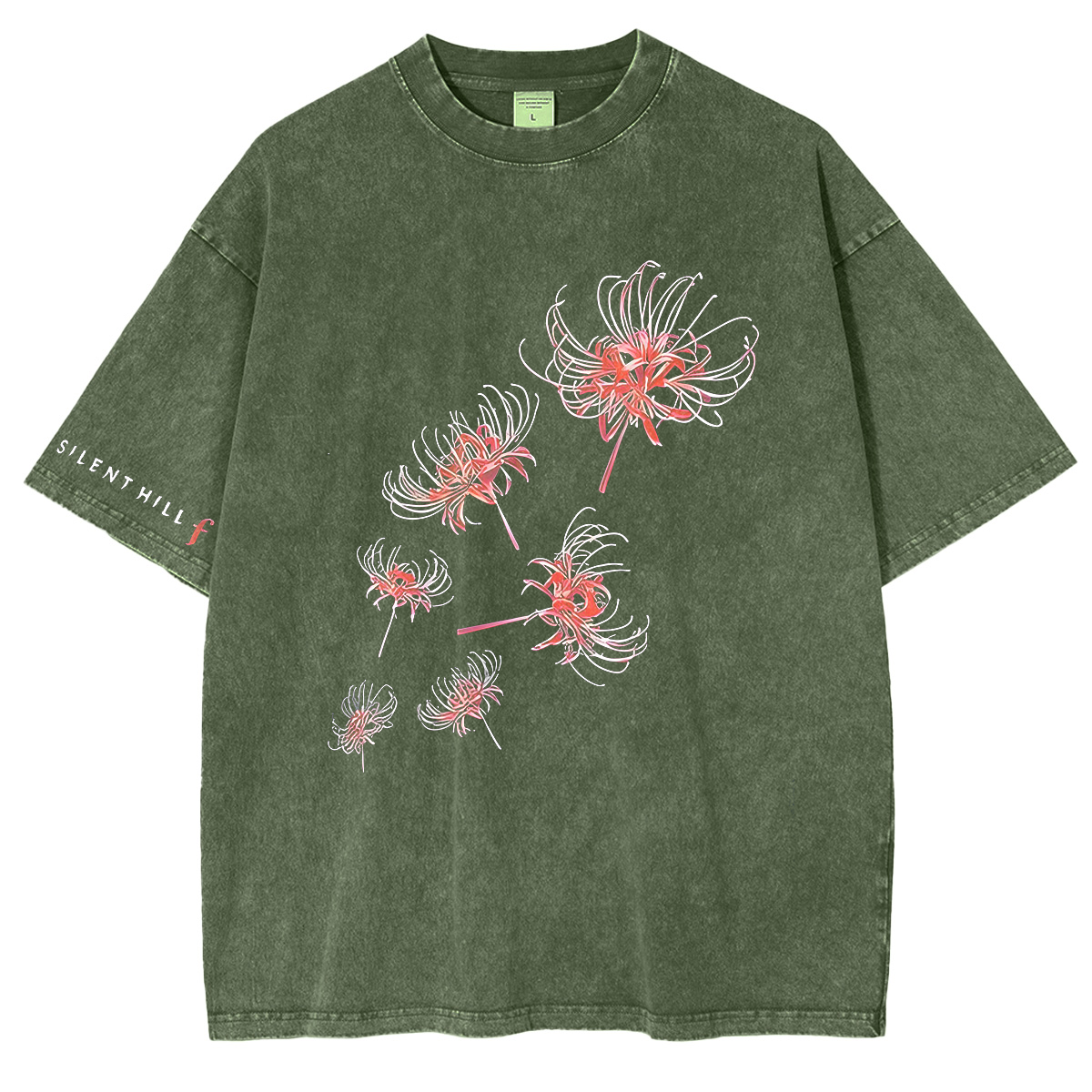 Silent Hill f Oversized Vintage Washed Unisex T-Shirt