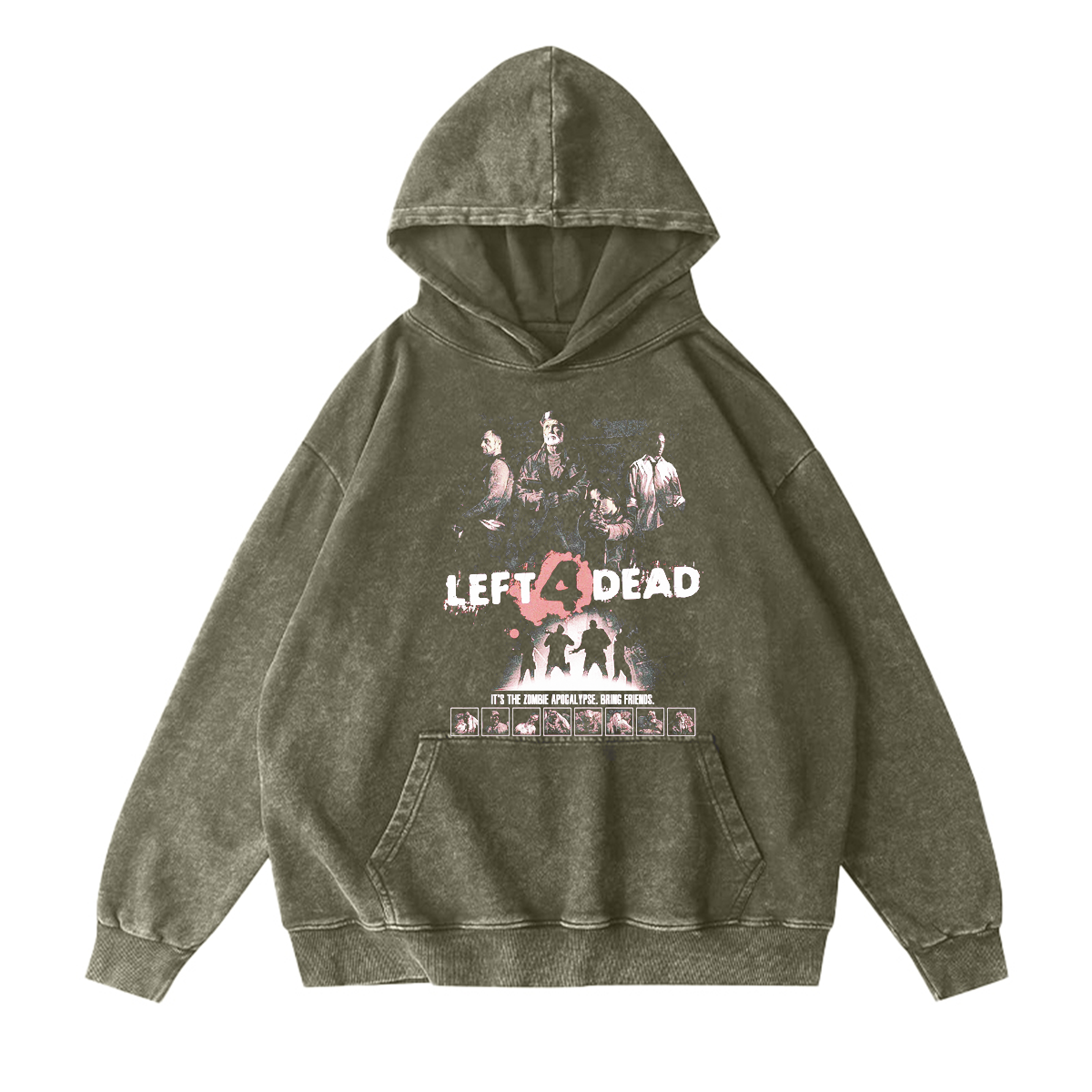 Left 4 Dead Vintage Washed T-shirt/Crewneck/Hoodie