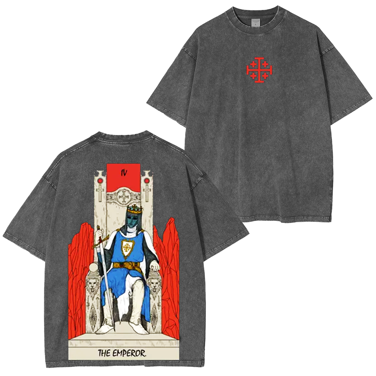 Leper King Baldwin IV  Vintage Washed T-shirt/Crewneck/Hoodie