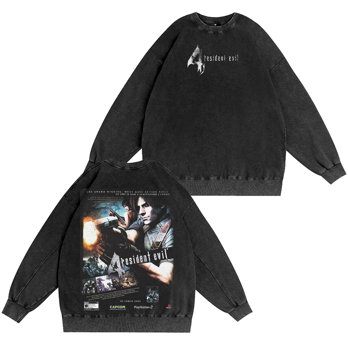 Resident Evil 4 Washed T-shirt/Crewneck/Hoodie
