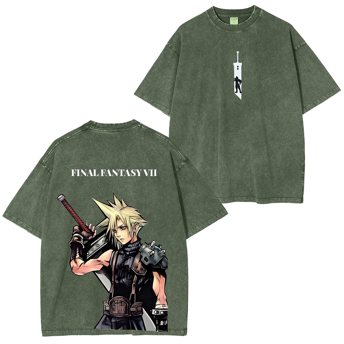 Final Fantasy VII Vintage Washed T-shirt/Crewneck/Hoodie