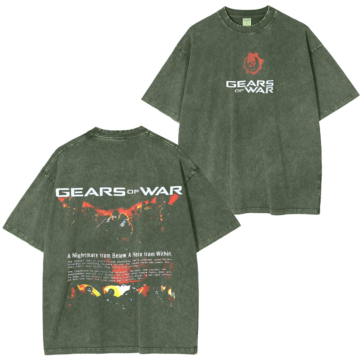 Gears of War Vintage Washed T-shirt/Crewneck/Hoodie