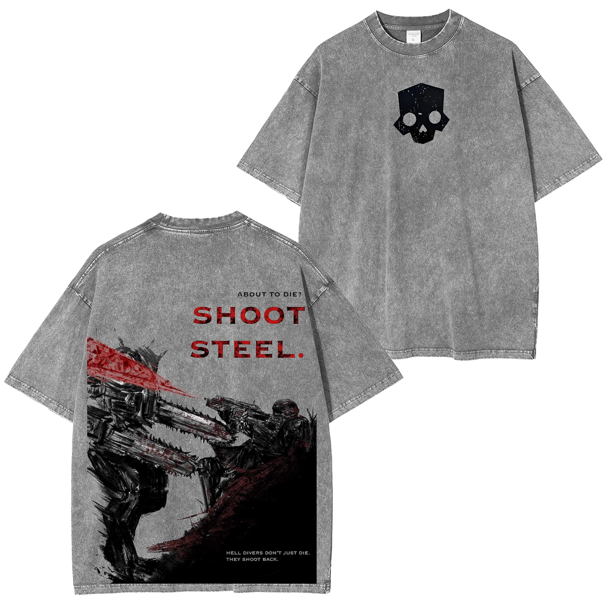 Helldivers 2 Vintage Washed T-shirt/Crewneck/Hoodie