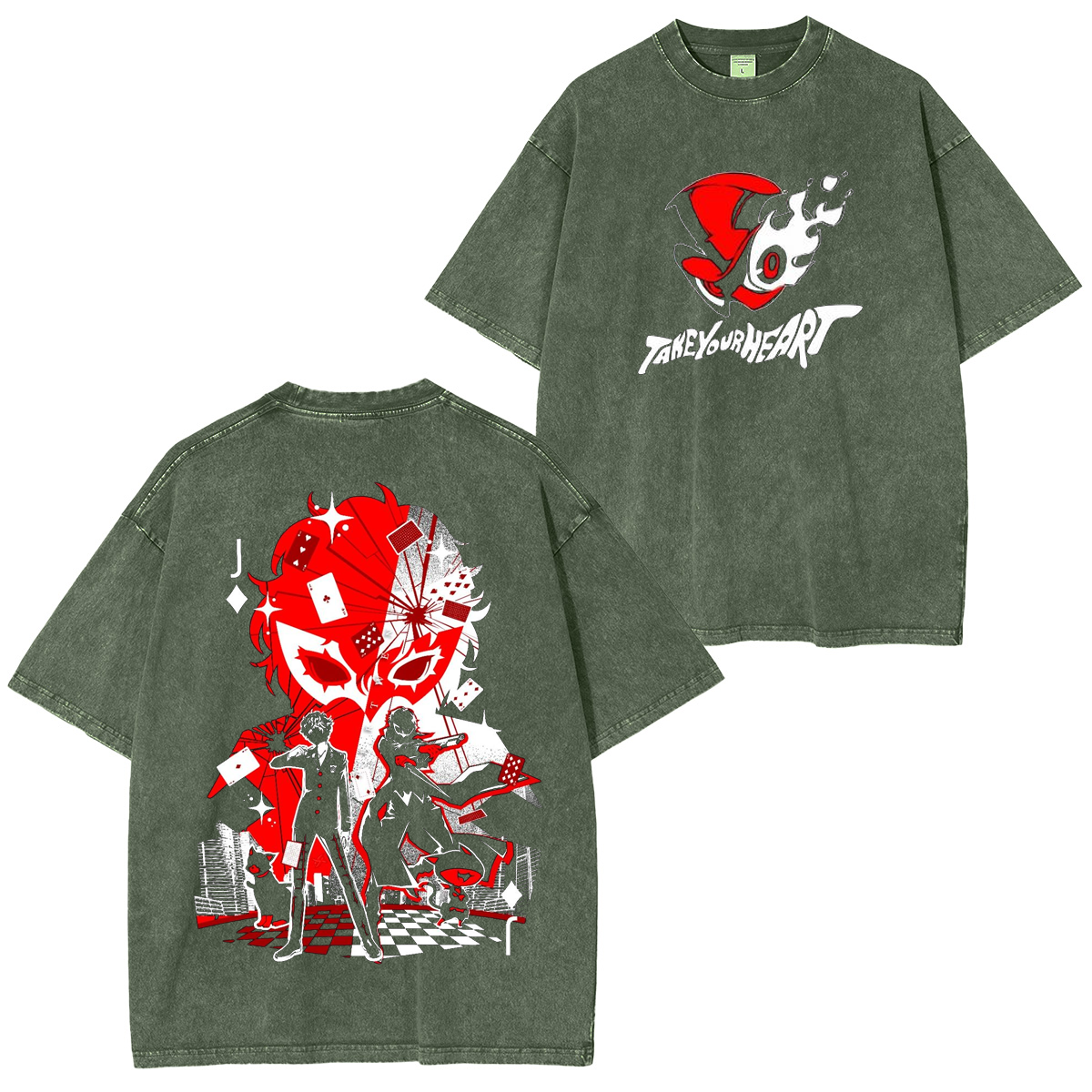 Persona 5 Vintage Washed T-shirt/Crewneck/Hoodie