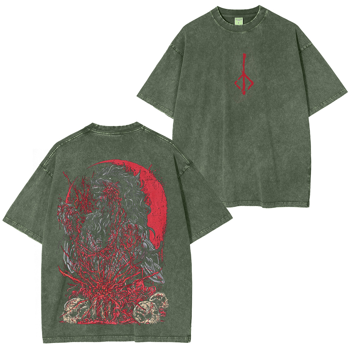 Drippy Souls Scourge Beast Vintage Washed T-shirt/Crewneck/Hoodie