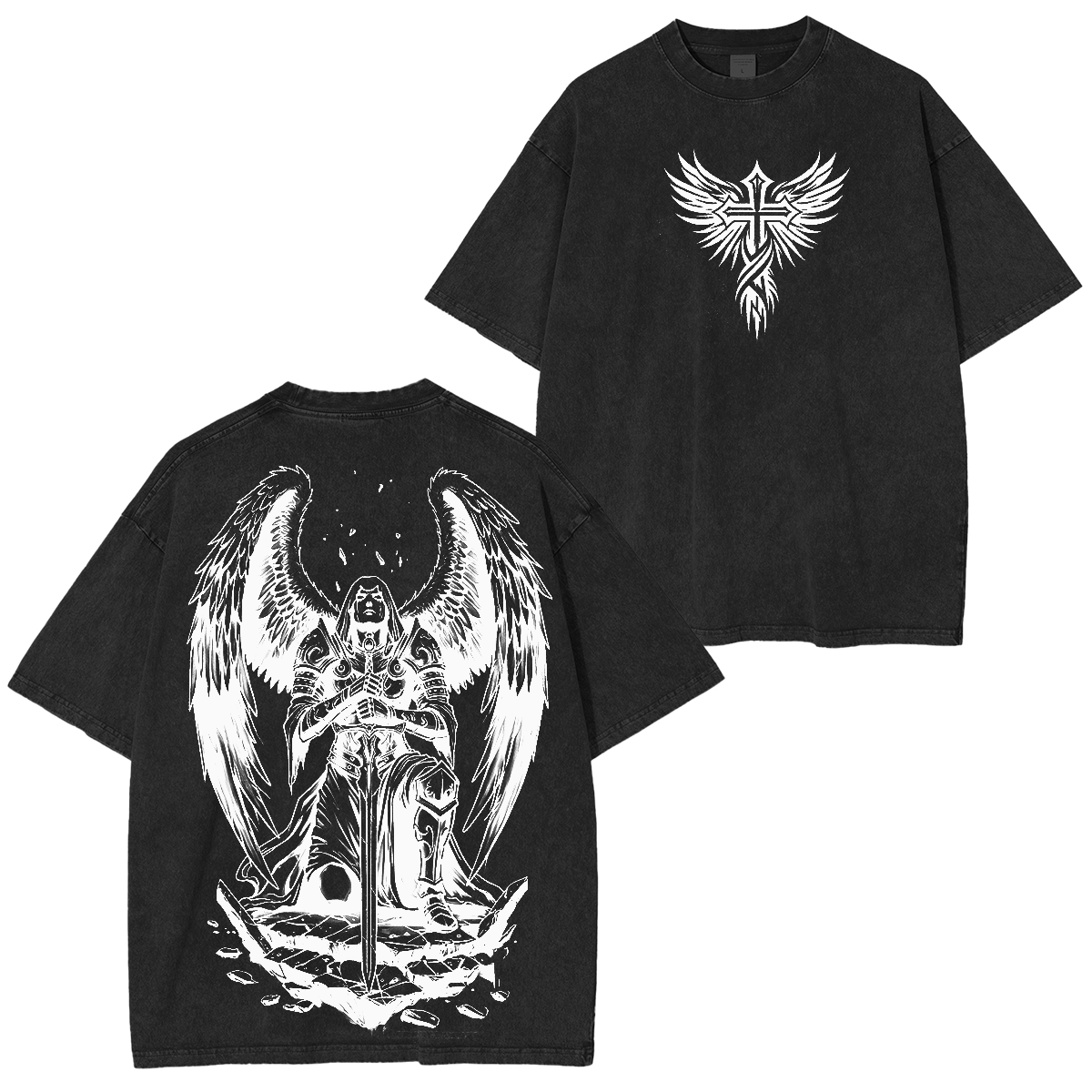 Archangel Saint Michael Vintage Washed T-shirt/Crewneck/Hoodie