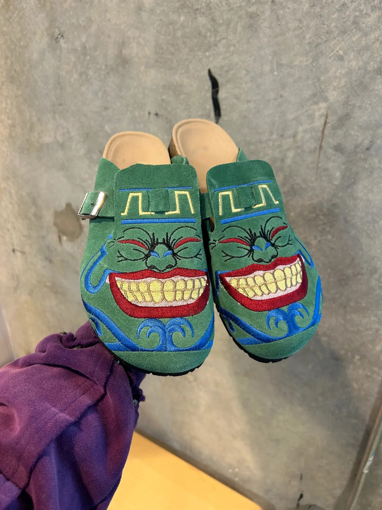 Fun CLOGS Unisex Boston Soft Footbed Suede Leather