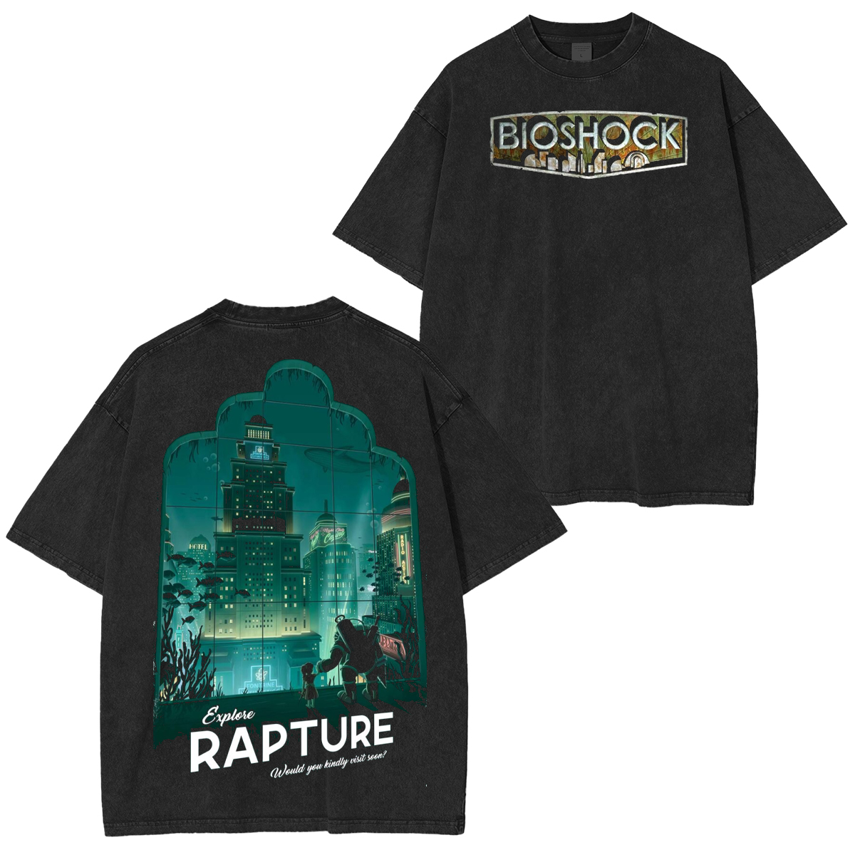 BioShock Vintage Washed T-shirt/Crewneck/Hoodie