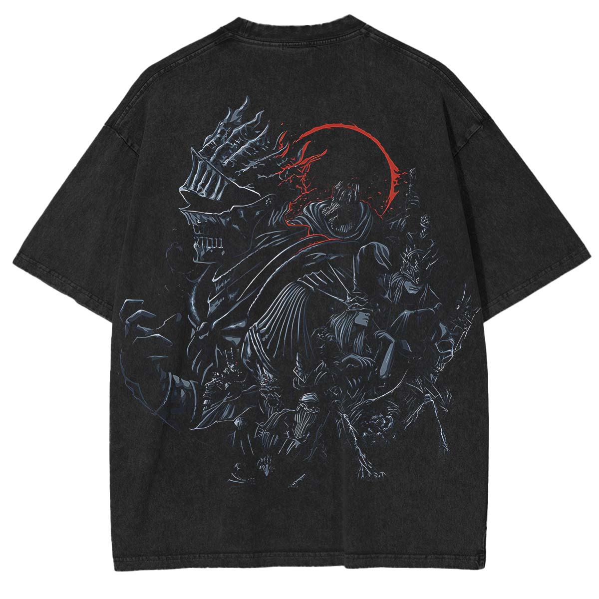 Elden Ring Maliketh the Black Blade Vintage Unisex Anime T-shirt