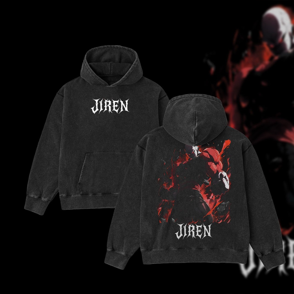 THE HARDEST JIREN  Washed T-shirt/Crewneck/Hoodie
