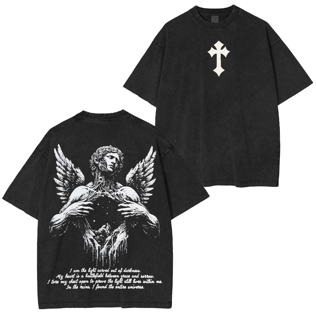 Fallen Angel Washed T-shirt/Crewneck/Hoodie