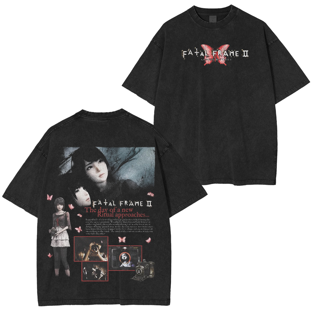Fatal Frame II Vintages Washed T-shirt/Crewneck/Hoodie