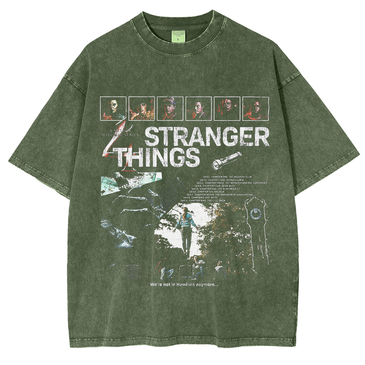 Stranger Things - Season 4' Washed T-shirt/Crewneck/Hoodie