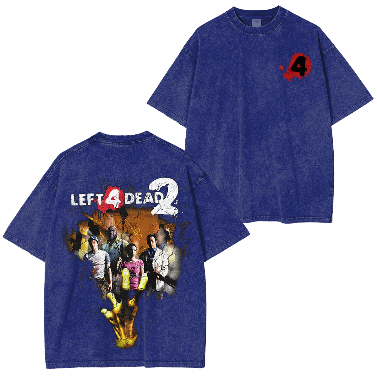 Left 4 Dead Washed T-shirt/Crewneck/Hoodie