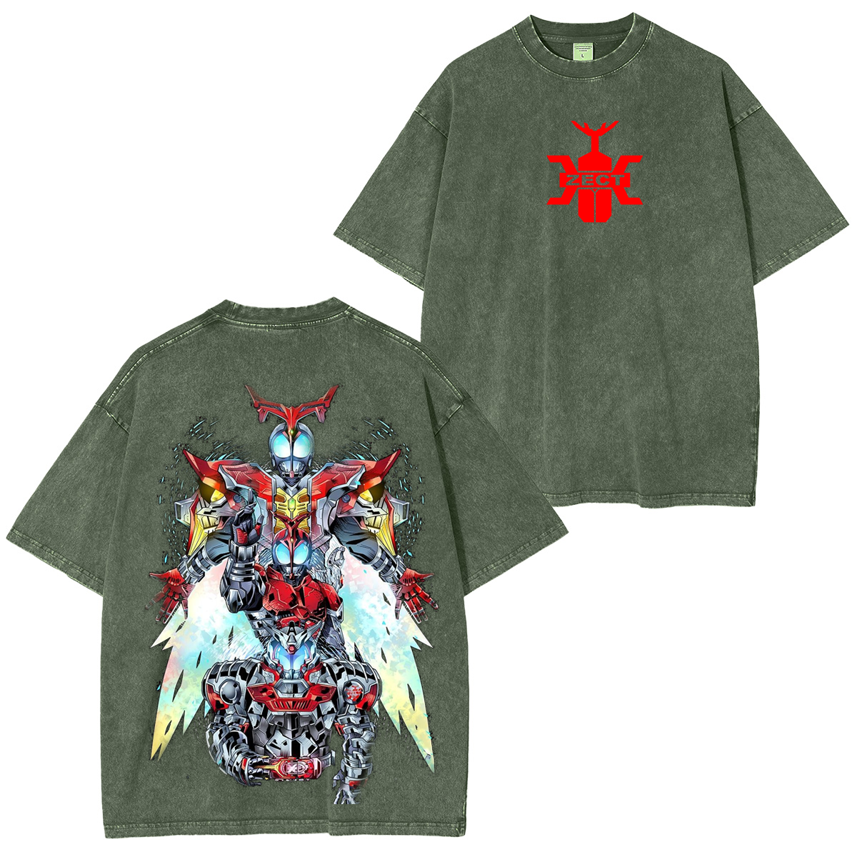 Kamen Rider Kabuto: Kabuto Emblem Unisex Washed T-shirt/Crewneck/Hoodie