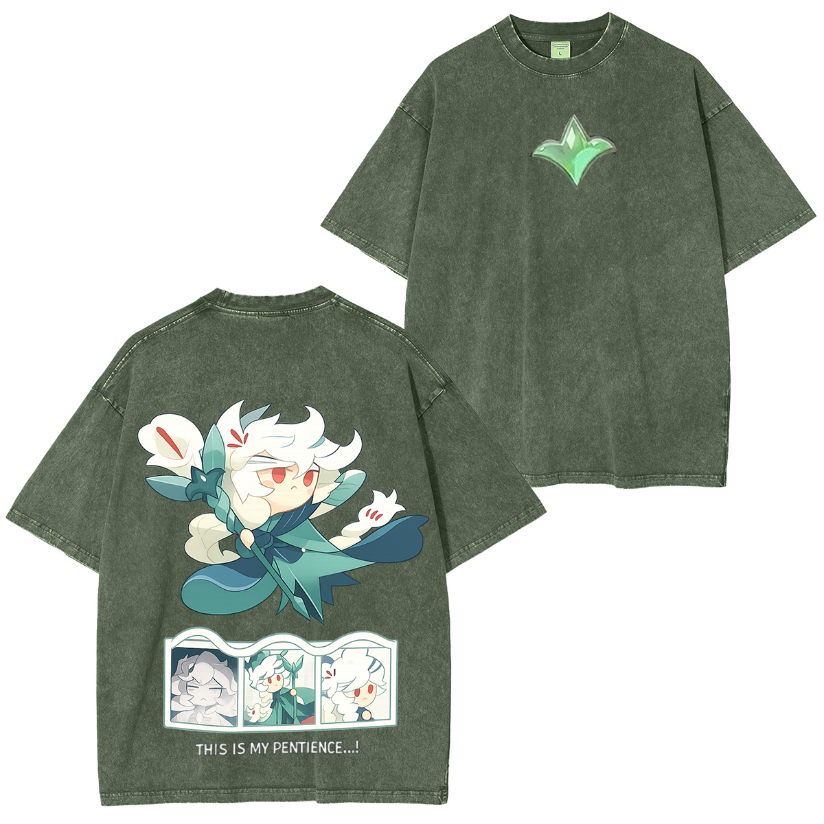 White Lily Cookie Unisex Washed T-shirt/Crewneck/Hoodie