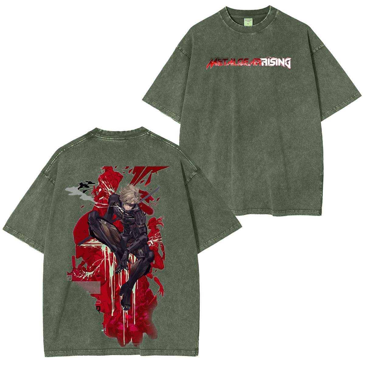 Metal Gear Rising Unisex Washed T-shirt/Crewneck/Hoodie