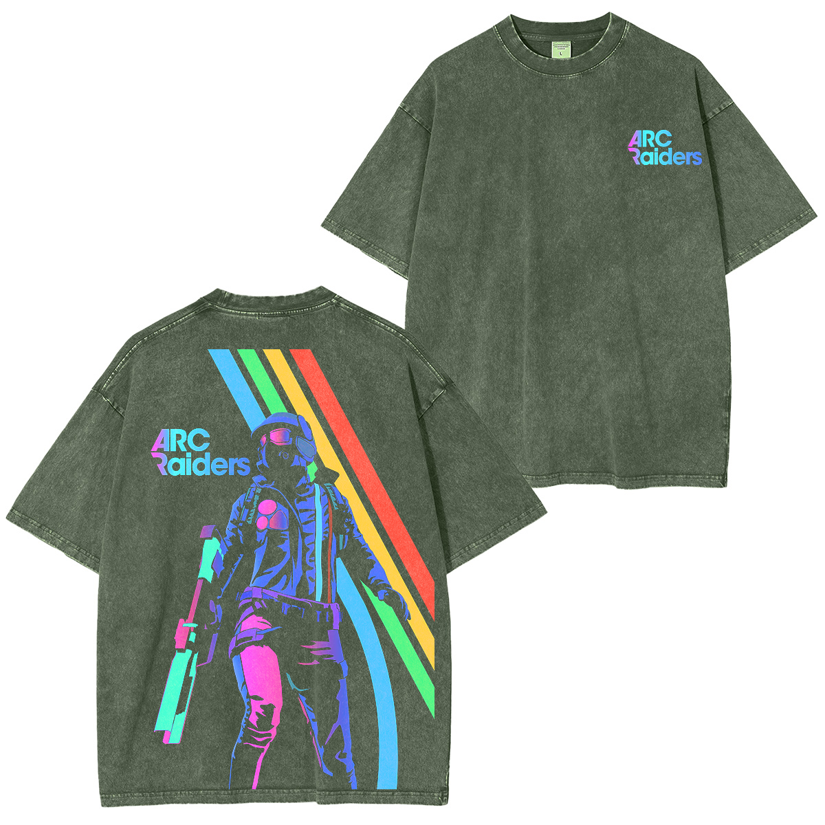 ARC Raiders Unisex Washed T-shirt/Crewneck/Hoodie